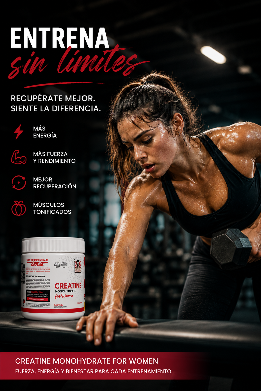 “Más que músculo: energía, recuperación y bienestar.”