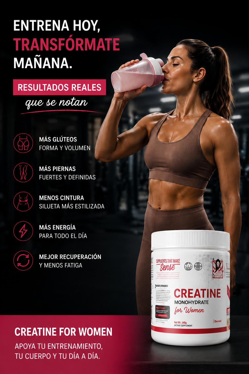 “Más que músculo: energía, recuperación y bienestar.”